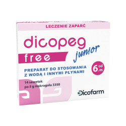 Dicopeg Junior Free, proszek, 5 g, 14 saszetek
