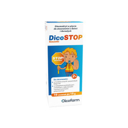 Dicostop, płyn doustny, 10 saszetek