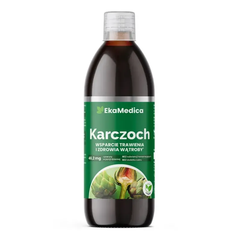 EkaMedica Karczoch płyn, 500 ml