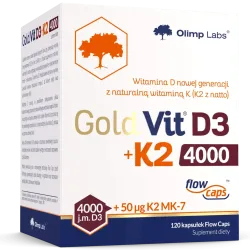 Olimp Gold-Vit D3+K2 4000, 120 kapsułek
