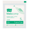 Matocomp Kompresy jałowe z gazy 17-nitkowej, 12-warstwowe, 7 cm x 7 cm, 5 sztuk