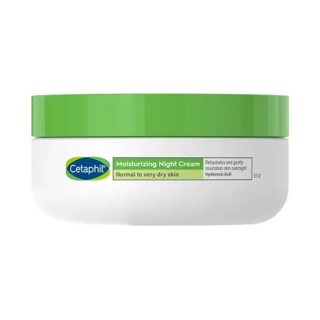 Cetaphil Hydrating Krem nawilżający do twarzy z kwasem hialuronowym, na noc, 48 ml