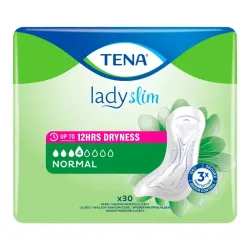 TENA Lady Slim Normal Wkładki anatomiczne, 30 sztuk