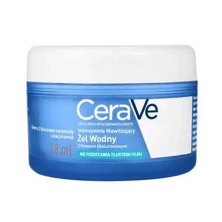 CeraVe Hydrating HA Water Gel Nawilżający żel do twarzy, 48 ml