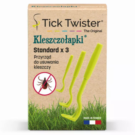Tick Twister Kleszczołapki, przyrząd do usuwania kleszczy, 3 sztuki