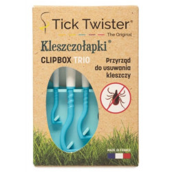 Tick Twister Kleszczołapki Clipbox Trio, 3 sztuki