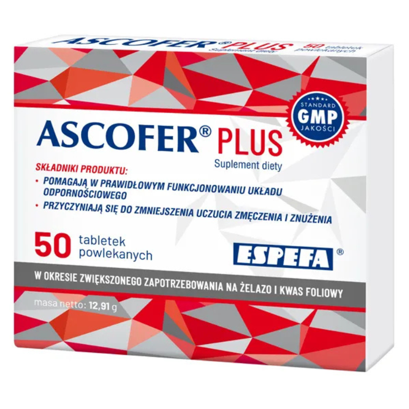 Ascofer Plus, 50 tabletek