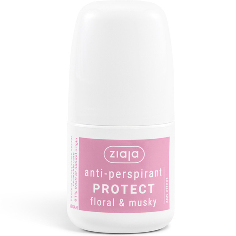 Ziaja Anti-Perspirant Protect Floral & Musky, 60 ml