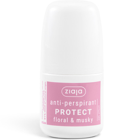 Ziaja Anti-Perspirant Protect Floral & Musky, 60 ml