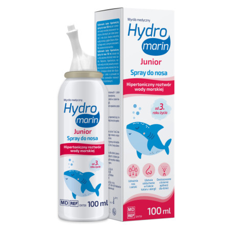 Hydromarin Junior, hipertoniczny spray do nosa, 100 ml