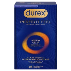Prezerwatywy Durex Perfect Feel, 16 sztuk