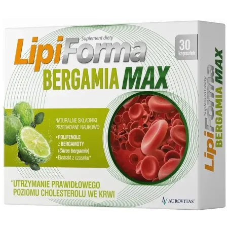 Lipiforma Bergamia MAX, 30 kapsułek