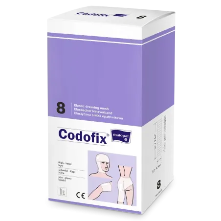 Codofix 8 Elastyczna siatka opatrunkowa, 7.0-9.5 cm x 1 m, 1 sztuka