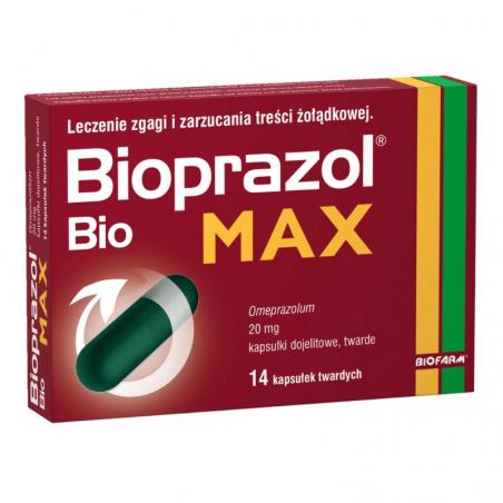 Bioprazol Bio Max 20 mg, 14 kapsułek