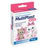 MultiPlast Kociaki Wodoodporne plastry dla dzieci, 10 sztuk