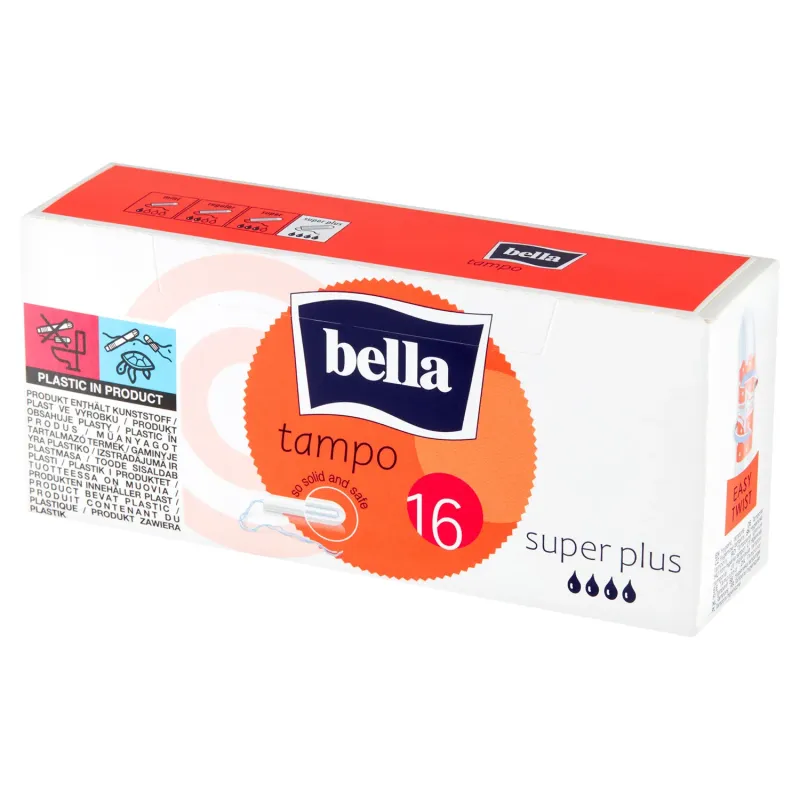 Tampony Bella Tampo Super Plus, tampony higieniczne, 16 sztuk