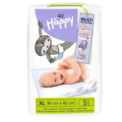 Bella Baby Happy Podkład higieniczny XL, 60 cm x 90 cm, 1 sztuka