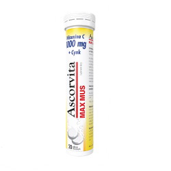 Ascorvita Max, 20 tabletek musujących