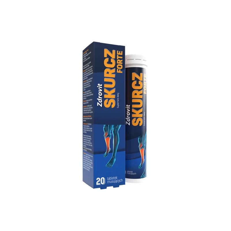 Zdrovit Skurcz Forte, tabletki musujące, 20 sztuk