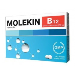 Molekin B12, tabletki powlekane, 60 sztuk