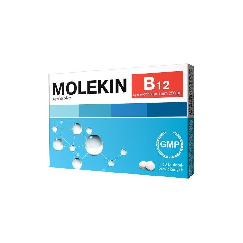 Molekin B12, tabletki powlekane, 60 sztuk