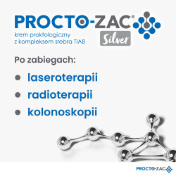 Procto-Zac Silver, krem proktologiczny z kompleksem srebra TIAB, 25 ml