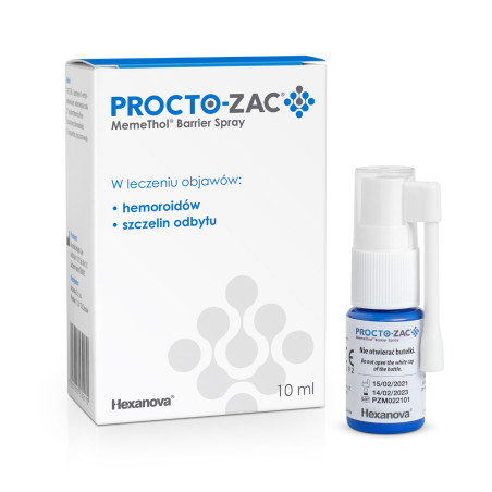 Procto-Zac Memethol Barrier Spray, 10 ml