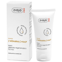 Ziaja Med Kuracja z witaminą C Krem głęboko regenerujący na noc, 50 ml