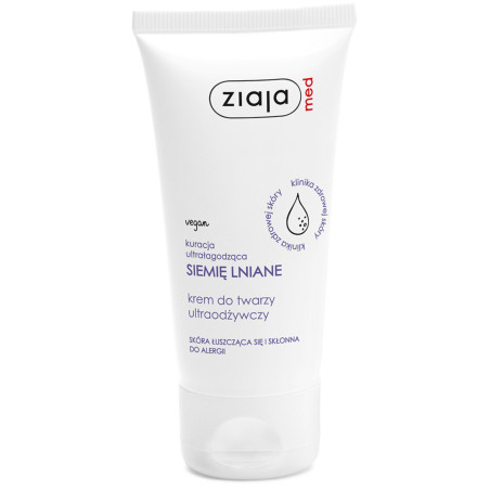 Ziaja Med Siemię Lniane krem do twarzy ultraodżywczy, 50 ml