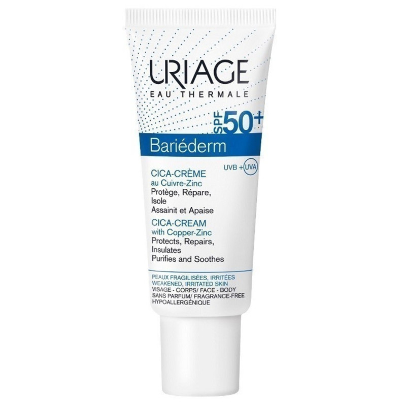 Uriage Bariederm Cica krem SPF 50+, 40 ml