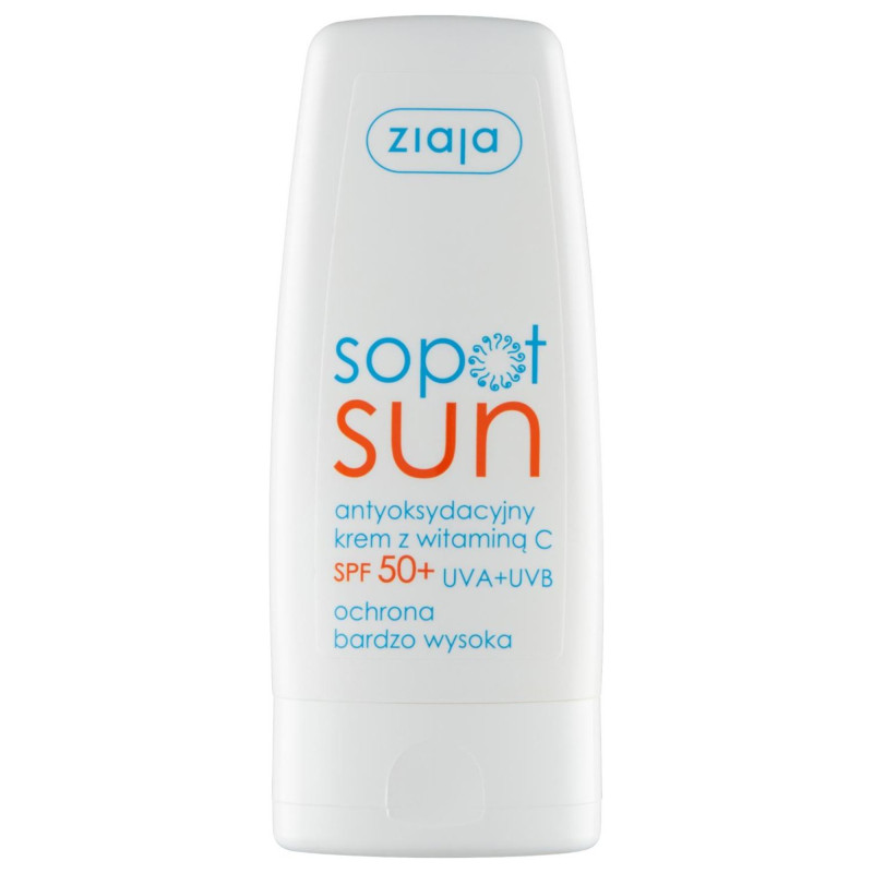Ziaja Sopot Sun Antyoksydacyjny krem z witaminą C SPF50+ 50 ml