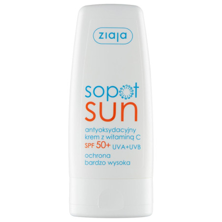 Ziaja Sopot Sun Antyoksydacyjny krem z witaminą C SPF50+ 50 ml