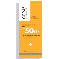 CERA+ Solutions Krem ochronny SPF50+ lekki, 50 ml