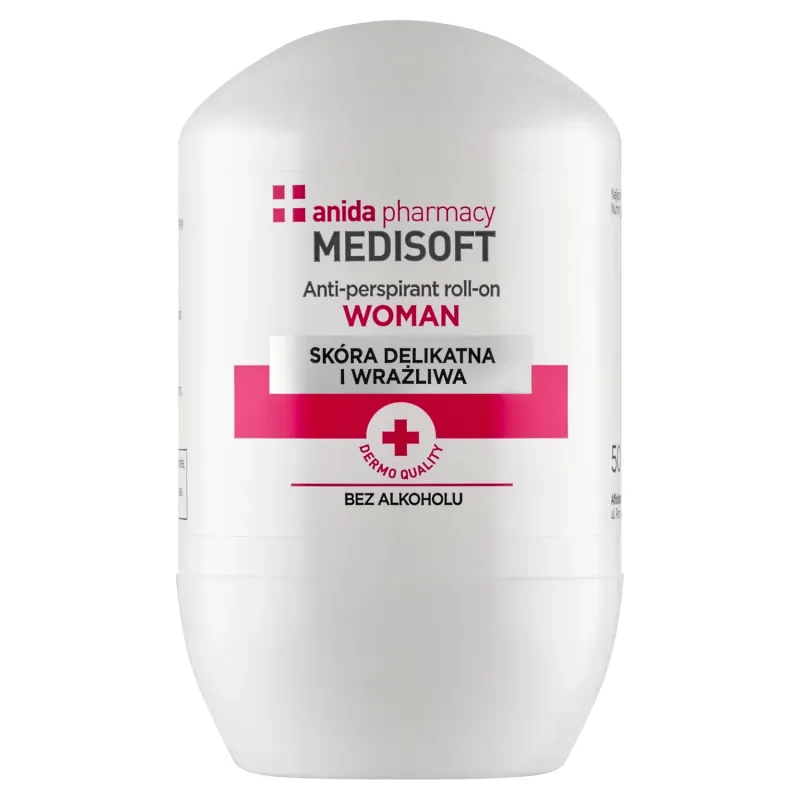 Anida Medisoft woman antyperspirant, roll-on, 50 ml