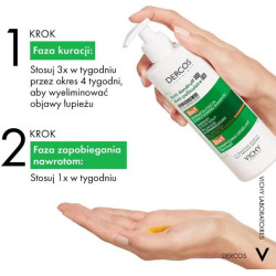 Vichy Dercos Szampon Przeciwłupieżowy z odżywką 2w1, 390 ml