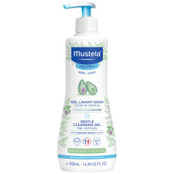 Mustela Delikatny żel do mycia ciała i włosów, 500 ml
