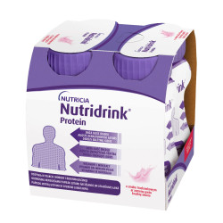 Nutridrink Protein smak truskawkowy, 4x125 ml