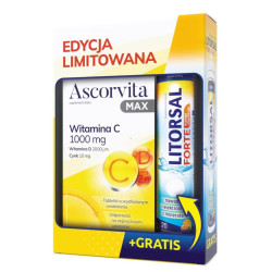 Ascorvita Max + Litorsal Forte, 30 + 20 tabletek