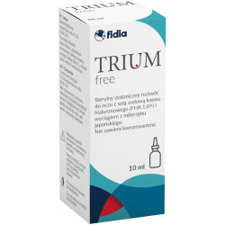 Trium Free, roztwór izotoniczny do oczu, sterylny, 10 ml