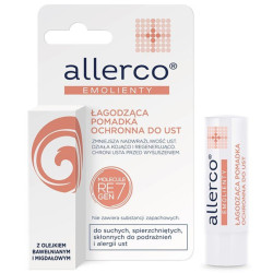Allerco Emolienty łagodząca pomadka ochronna do ust, 4,9 g