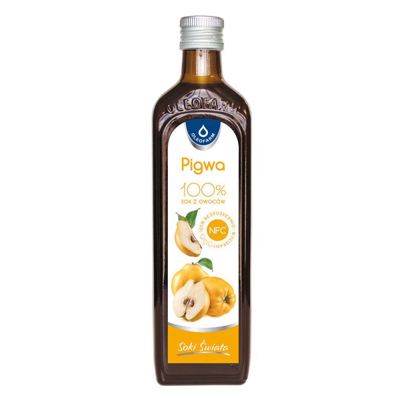 Oleofarm Soki Świata Pigwa 100% sok z owoców, 490 ml