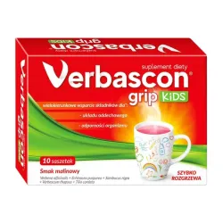 Verbascon Grip Kids, proszek, 10 saszetek