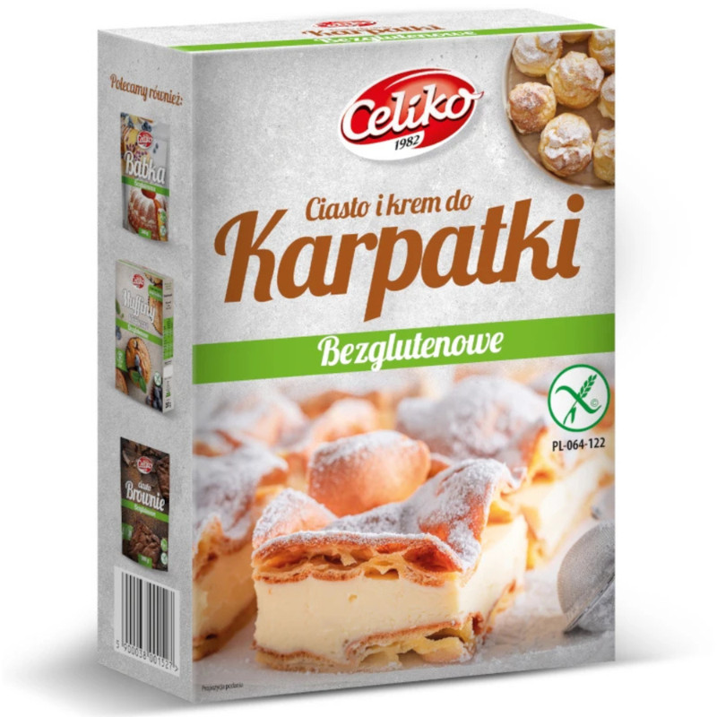 Celiko Ciasto i krem do karpatki, bezglutenowe, 300 g