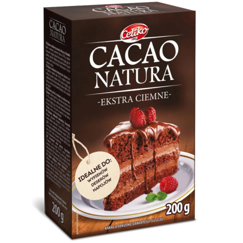 Celiko Kakao naturalne, 200 g