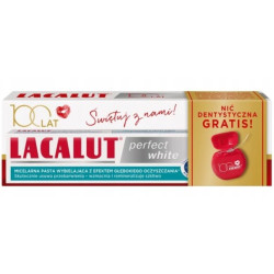 Lacalut Perfect White Pasta do zębów + nić, 75 ml