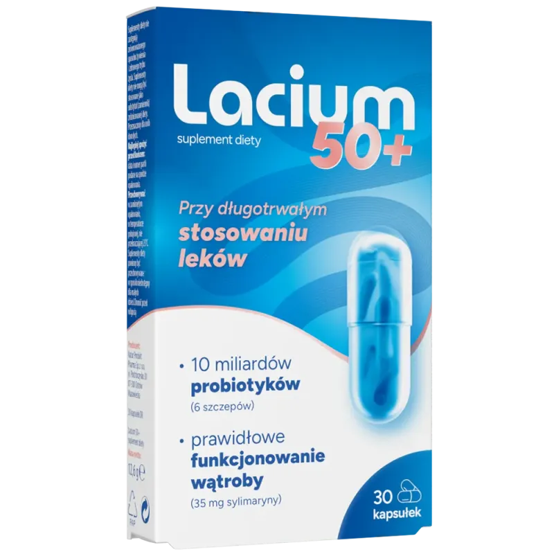 Lacium 50+, 30 kapsułek