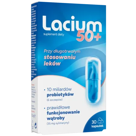 Lacium 50+, 30 kapsułek