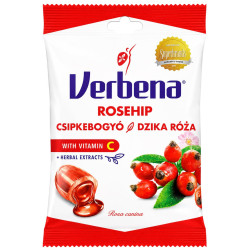 Verbena Dzika róża z witaminą C, cukierki, 60 g