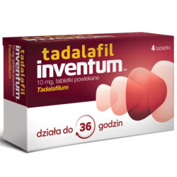 Tadalafil Inventum 10 mg, 4 tabletek
