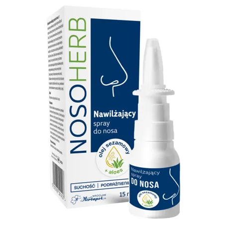 Nosoherb Nawilżający spray do nosa, 15 ml